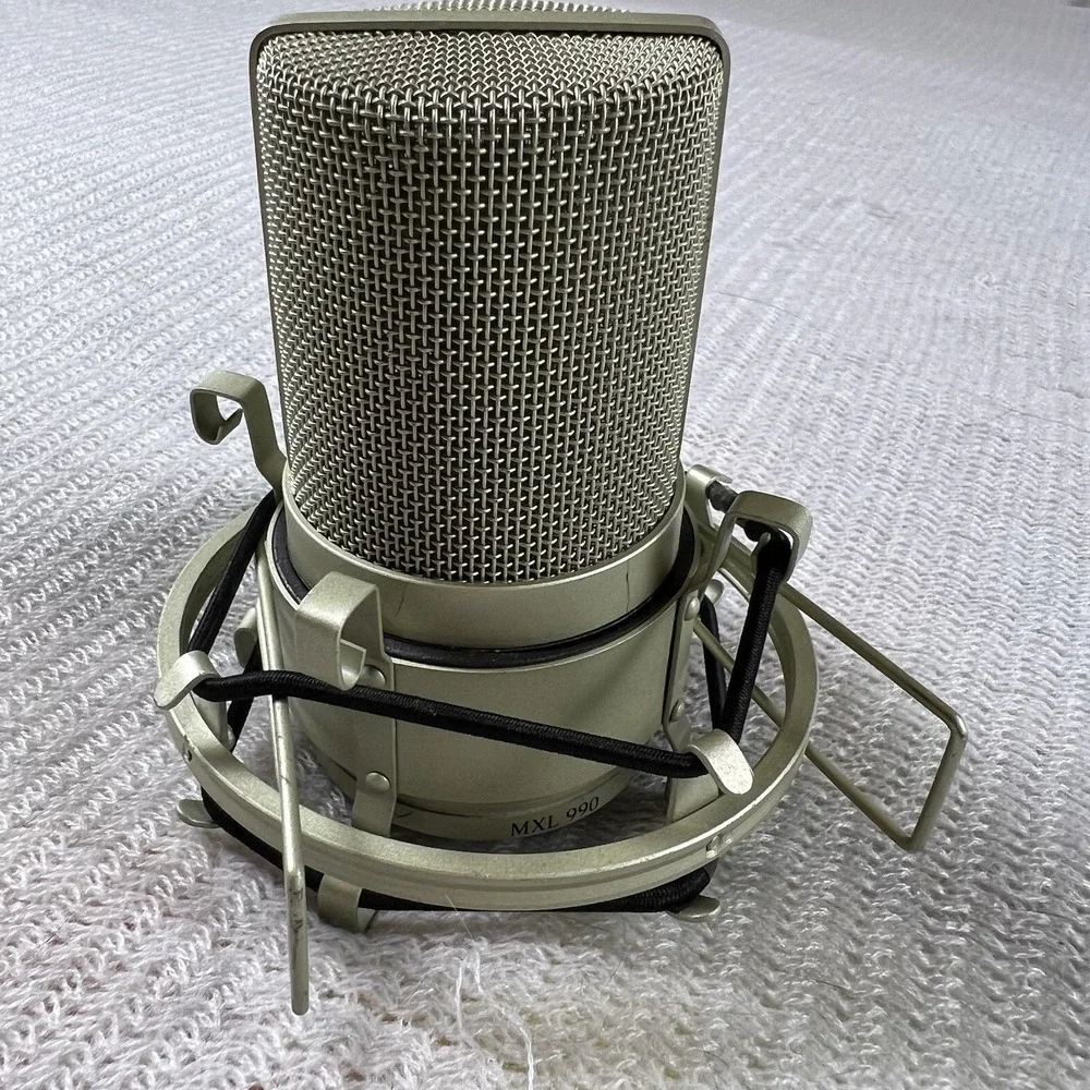 MXL‎ MXL-990 Instrument Condenser Microphone Beginner XLR Connector, Champagne